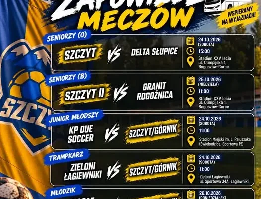 Piłkarski weekend w Boguszowie-Gorcach: pięć drużyn walczy o punkty