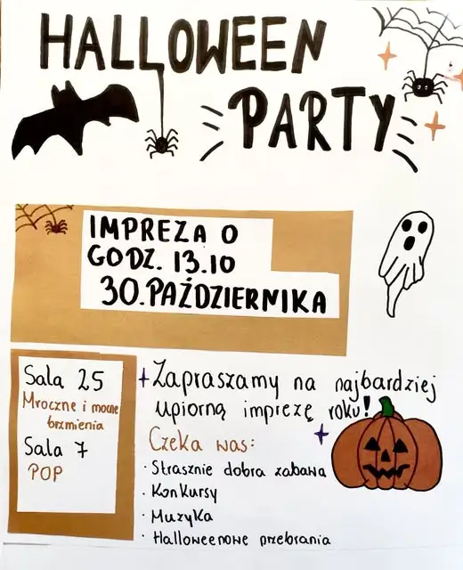 Halloween w Ceramice Edu: impreza w sali 15