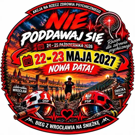 Bieg „Nie poddawaj się – z Wrocławia na Śnieżkę” z nowym terminem. Wydarzenie odbędzie się w maju 2027