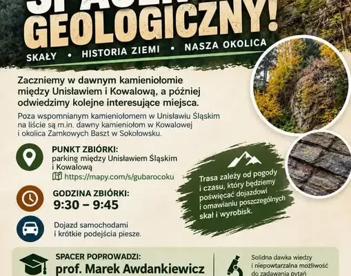 Geologiczny spacer z profesorem po okolicach Mieroszowa już w sobotę