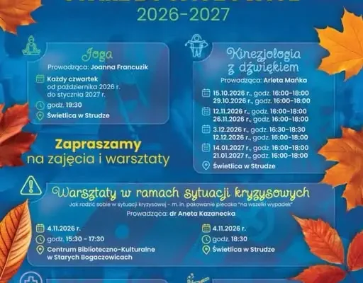 Bezpieczna Gmina Stare Bogaczowice: warsztaty o sytuacjach kryzysowych już 4 listopada