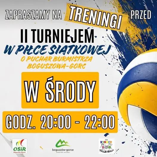 II Turniej Siatkówki o Puchar Burmistrza Boguszowa-Gorc – zgłoszenia do 20 listopada
