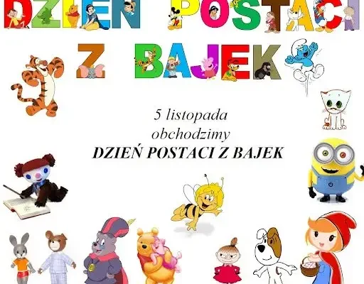 Dzień Postaci z Bajek w głuszyckiej szkole – 5 listopada
